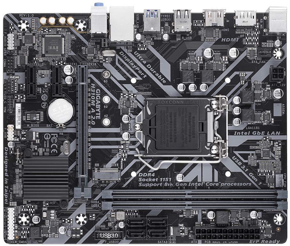 GIGABYTE H310N 2.0 マザーボード H310N 2.0 (rev. 1.0) Key Features | Motherboard - GIGABYTE